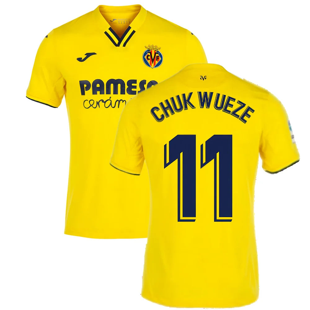 2021-2022 Villarreal Home Shirt (CHUKWUEZE 11)_0