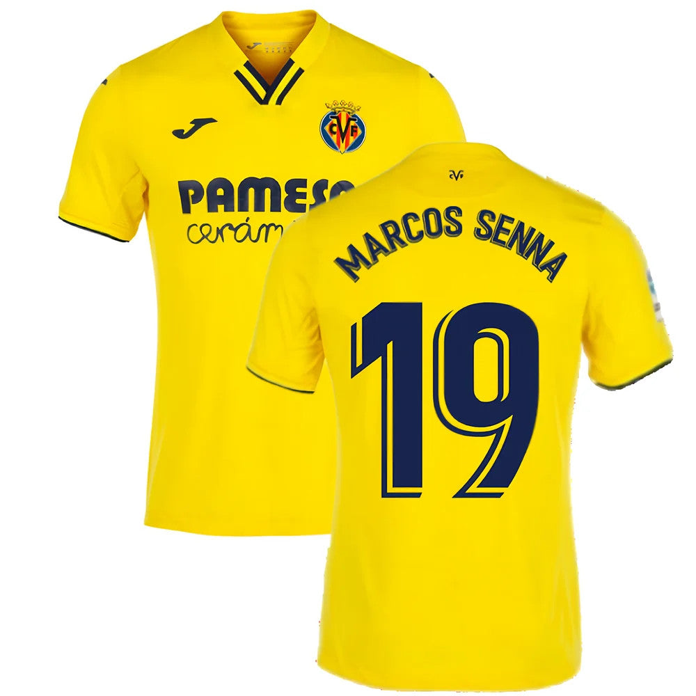 2021-2022 Villarreal Home Shirt (MARCOS SENNA 19)_0