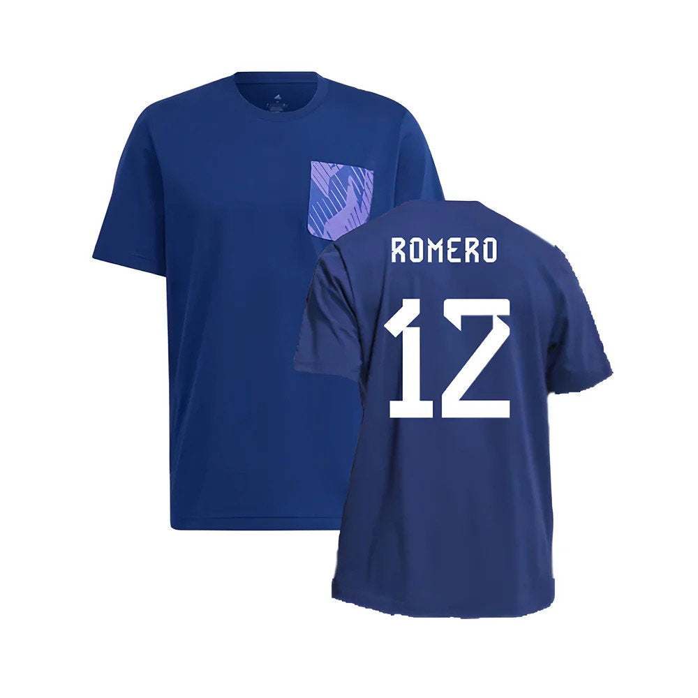 2022-2023 Argentina DNA Graphic Tee (Night Indigo) (ROMERO 12)_0