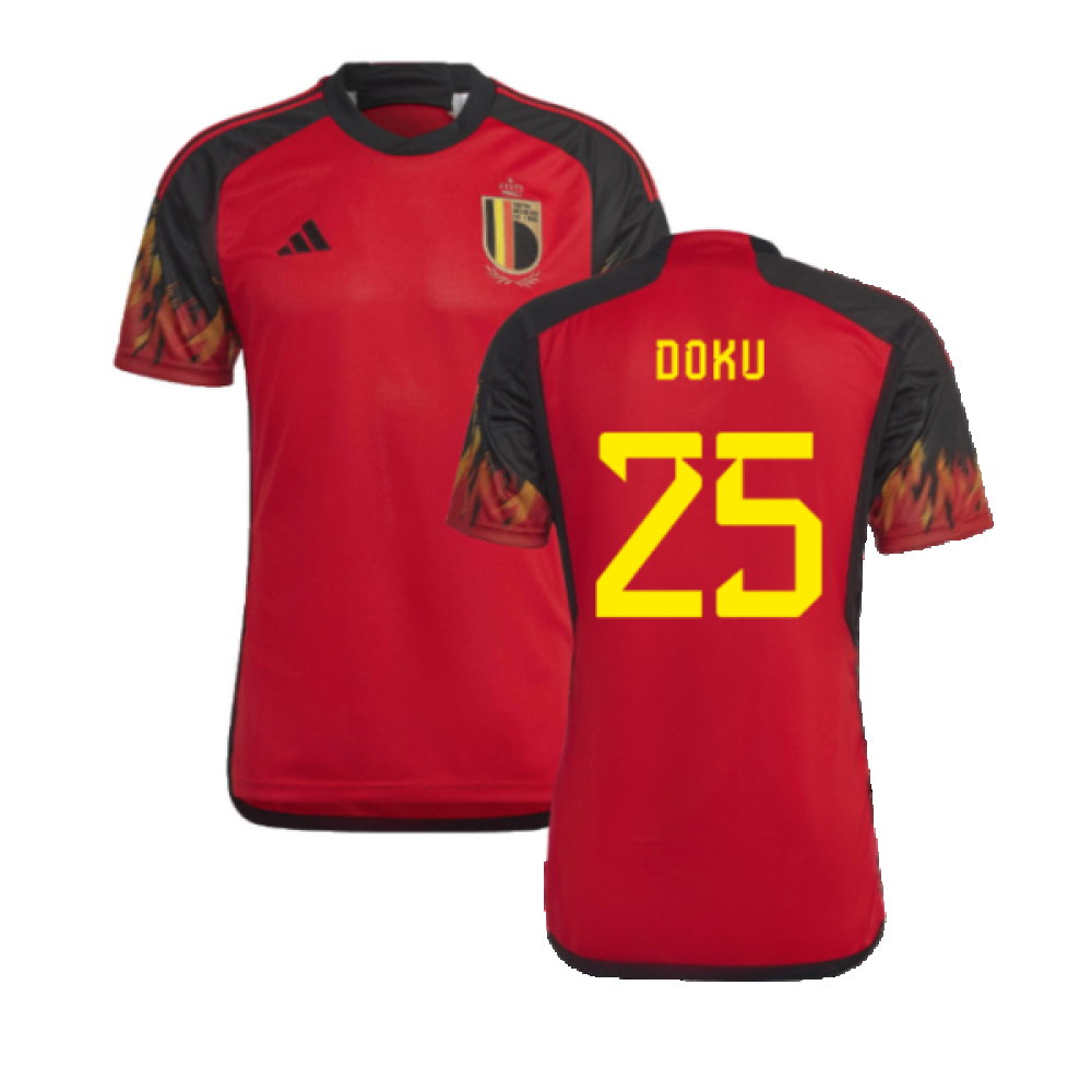 2022-2023 Belgium Home Shirt (Doku 25)_0