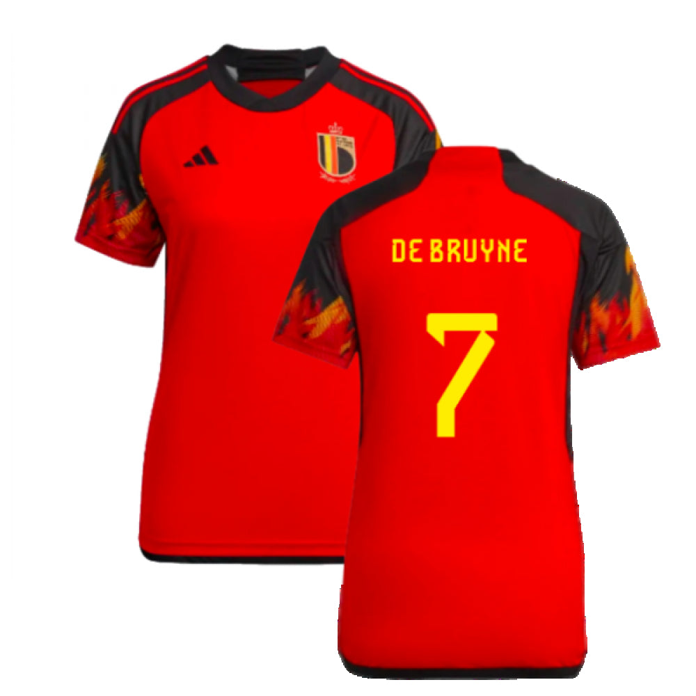 2022-2023 Belgium Home Shirt (Ladies) (De Bruyne 7)_0