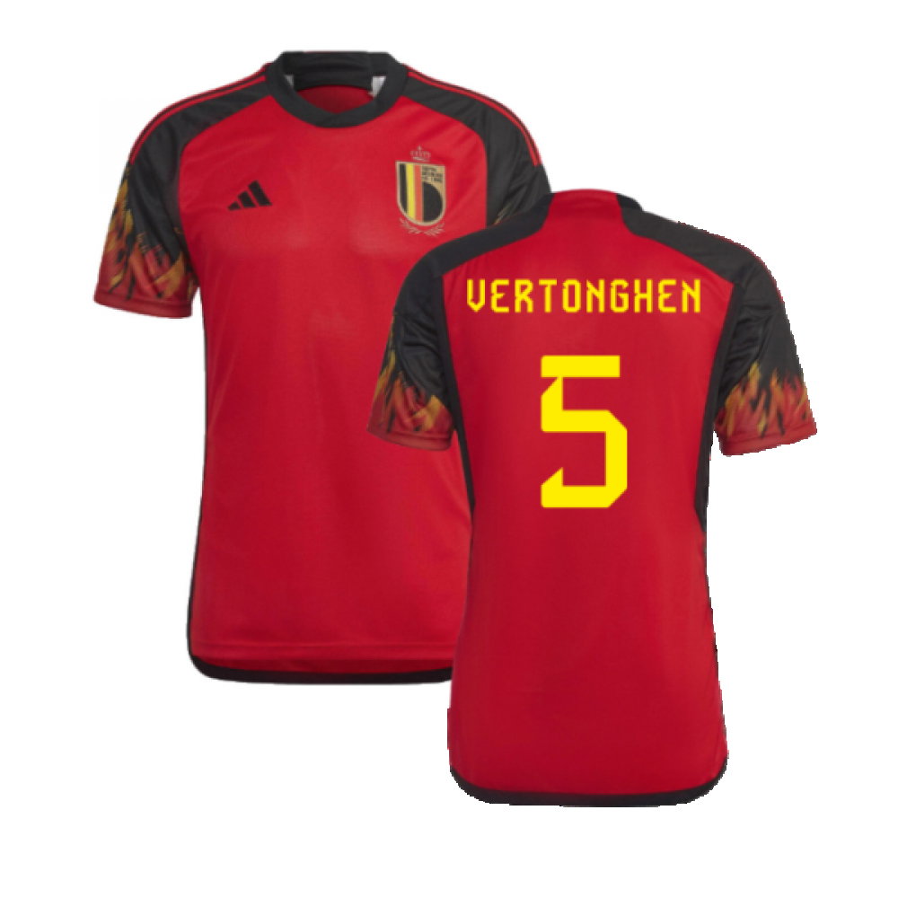 2022-2023 Belgium Home Shirt (Vertonghen 5)_0
