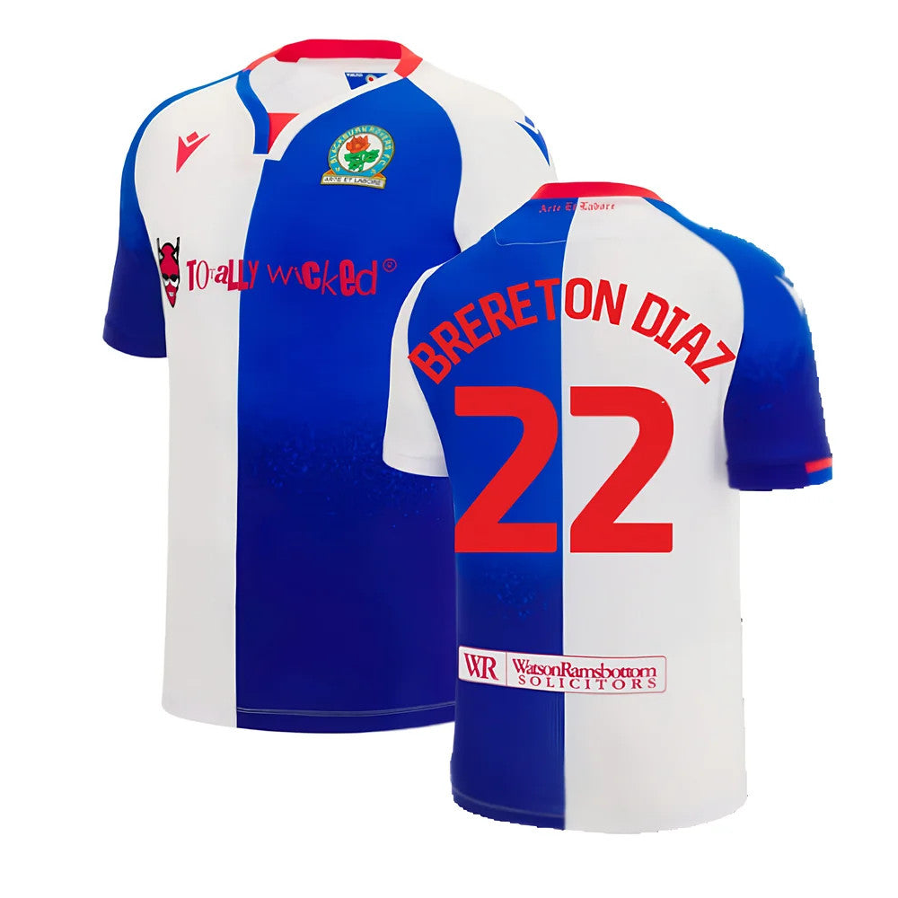 2022-2023 Blackburn Rovers Home Shirt (BRERETON DIAZ 22)_0