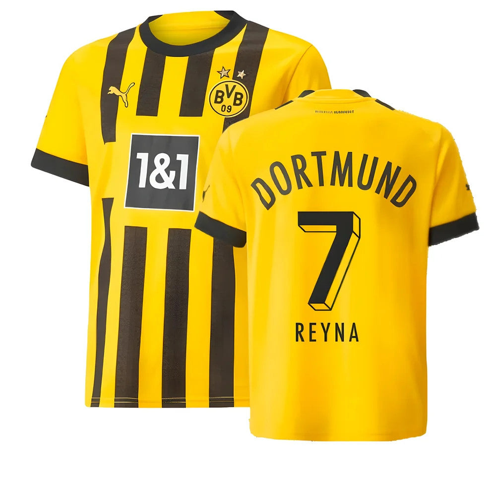 2022-2023 Borussia Dortmund Home Shirt (Kids) (REYNA 7)_0