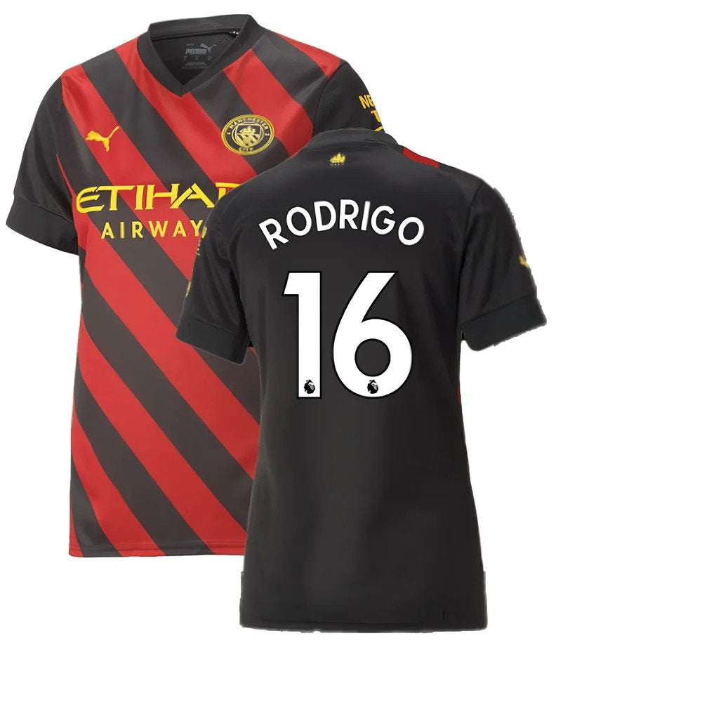 2022-2023 Man City Away Shirt (Ladies) (RODRIGO 16)_0