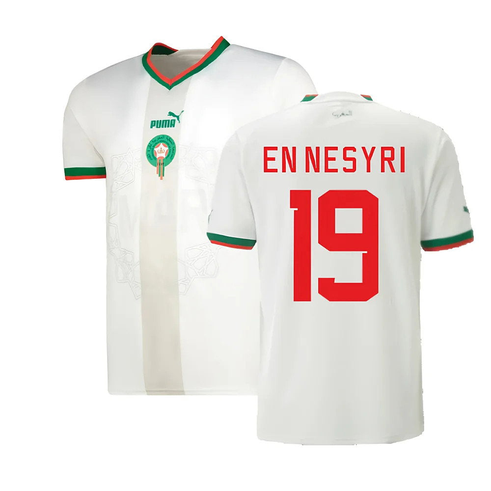 2022-2023 Morocco Away Shirt (EN NESYRI 19)_0