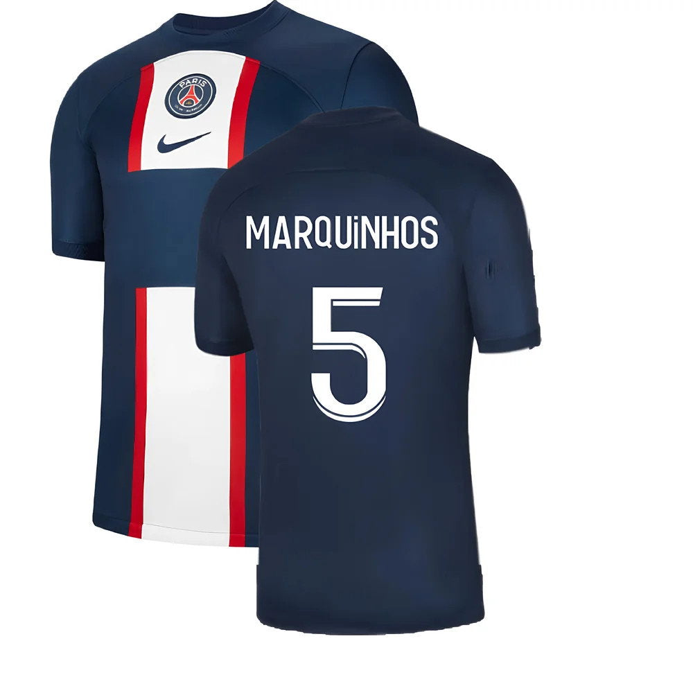 2022-2023 PSG Home Shirt (no sponsor) (MARQUINHOS 5)_0