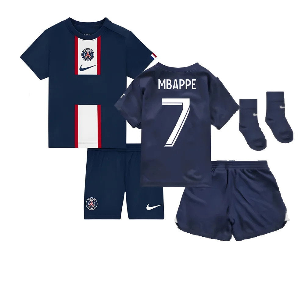 2022-2023 PSG Infants Home Kit (MBAPPE 7)_0