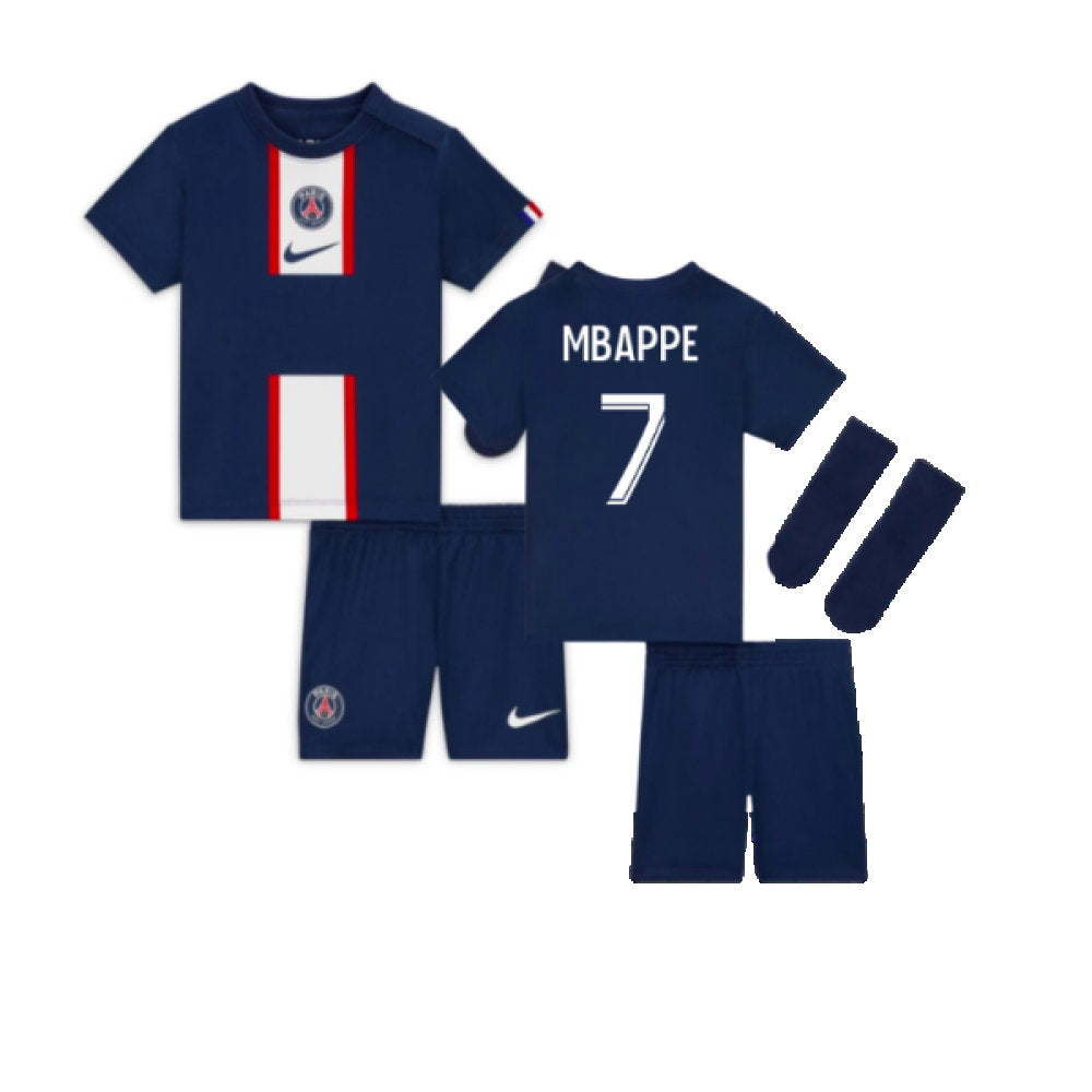 2022-2023 PSG Little Boys Home Kit (MBAPPE 7)_0