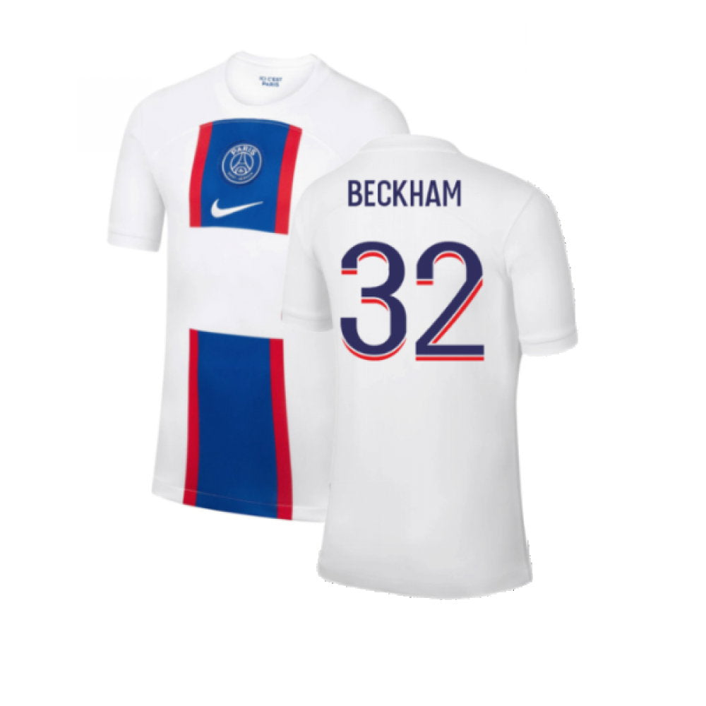 2022-2023 PSG Third Shirt (Kids) (BECKHAM 32)_0