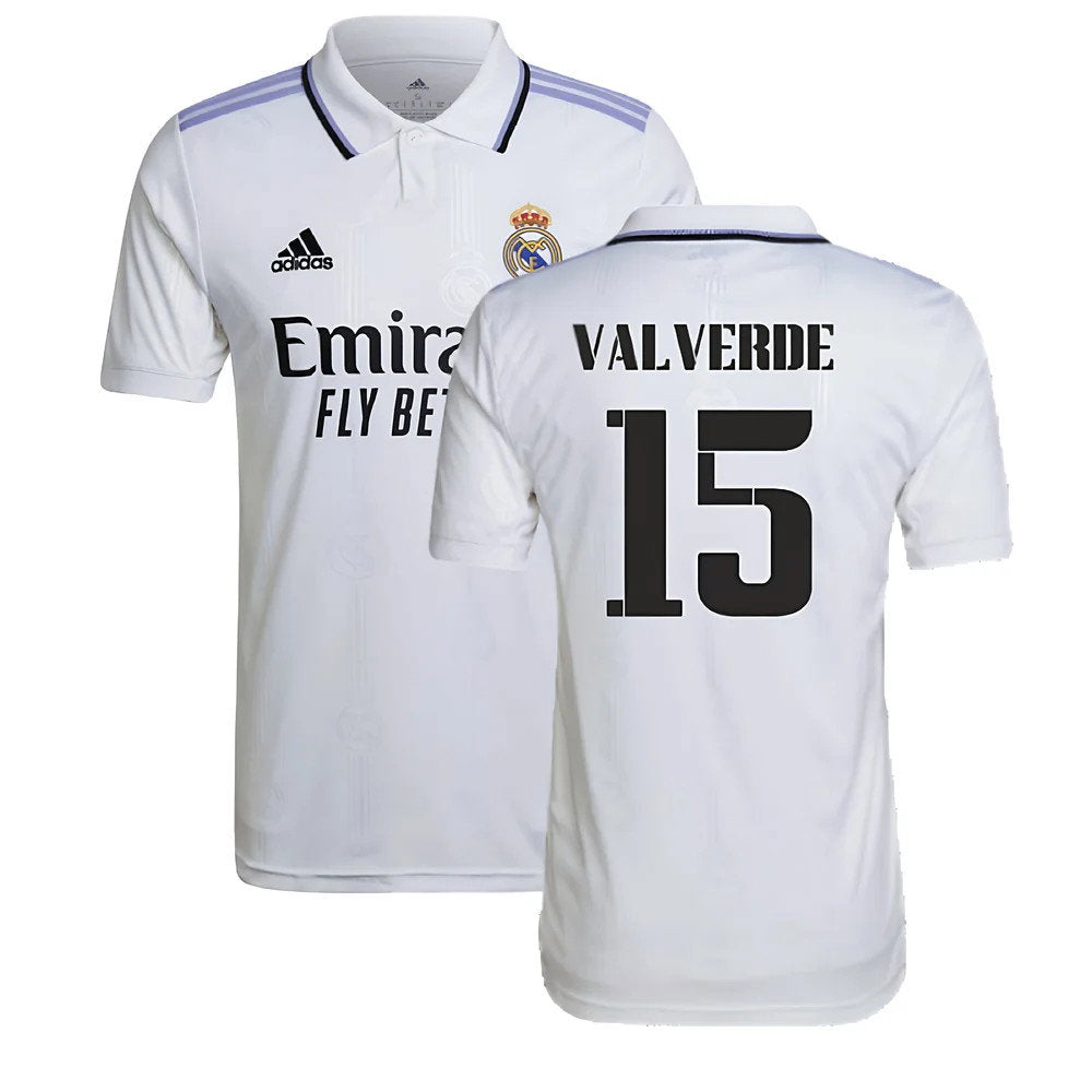 2022-2023 Real Madrid Home Shirt (VALVERDE 15)_0