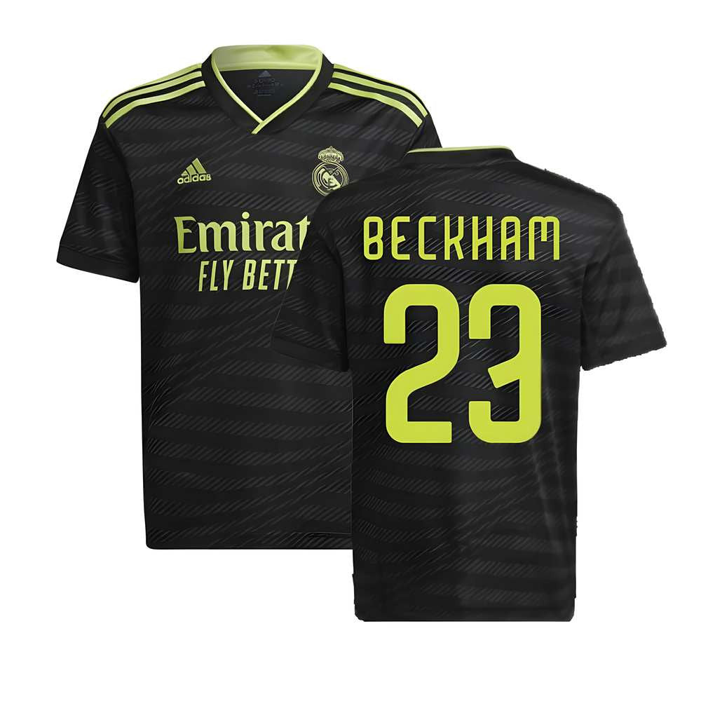 2022-2023 Real Madrid Third Shirt (Kids) (BECKHAM 23)_0
