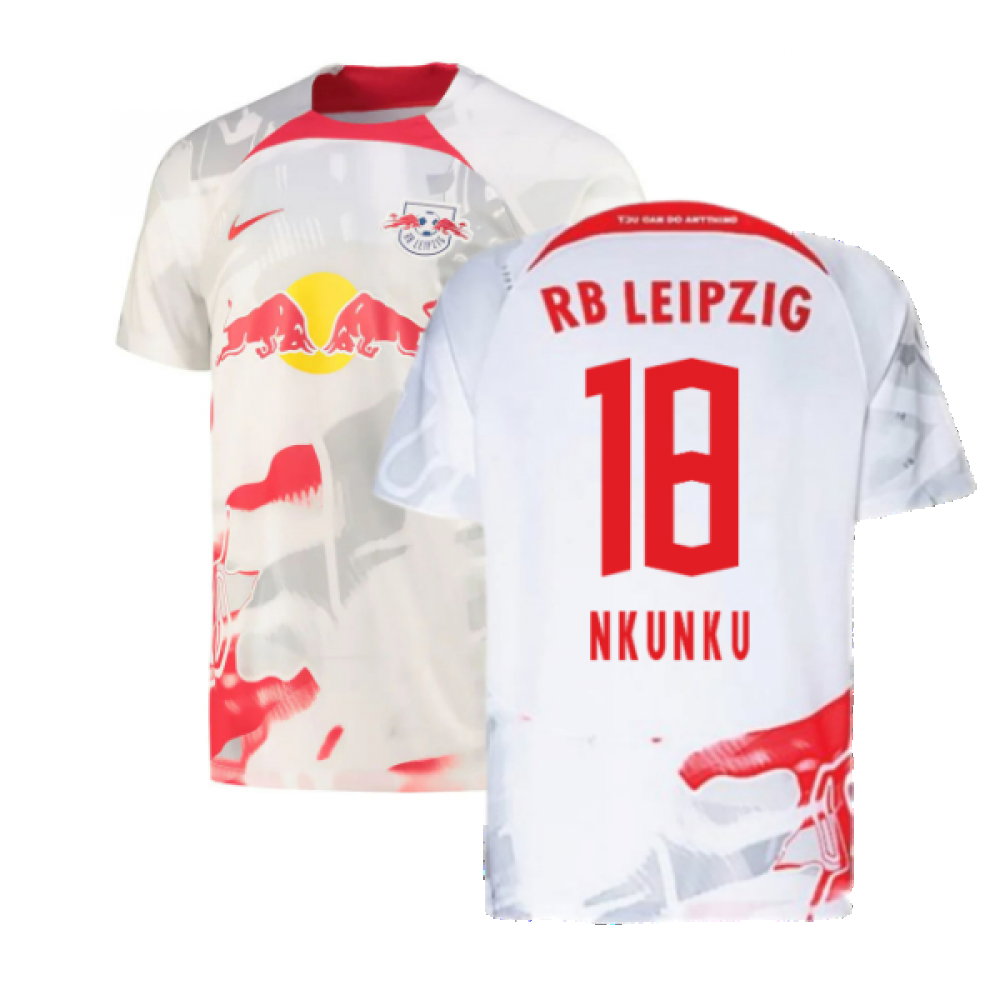 2022-2023 Red Bull Leipzig Home Shirt (White) (NKUNKU 18)_0