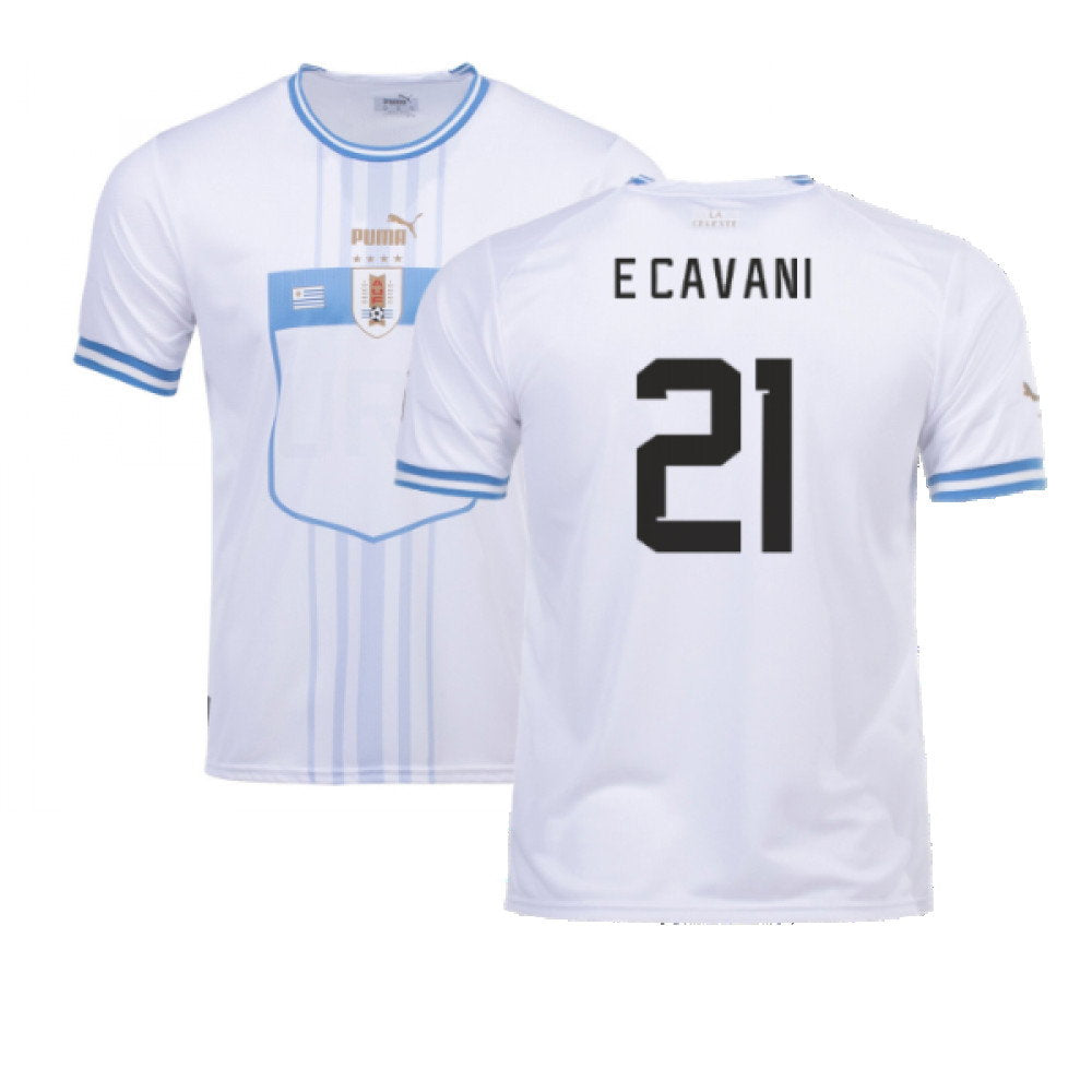 2022-2023 Uruguay Away Shirt (E Cavani 21)_0