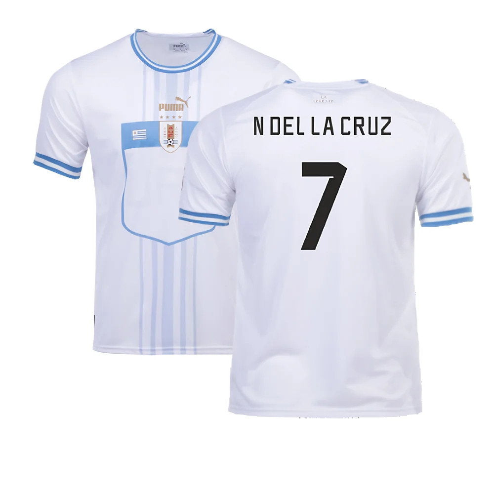 2022-2023 Uruguay Away Shirt (N Del La Cruz 7)_0