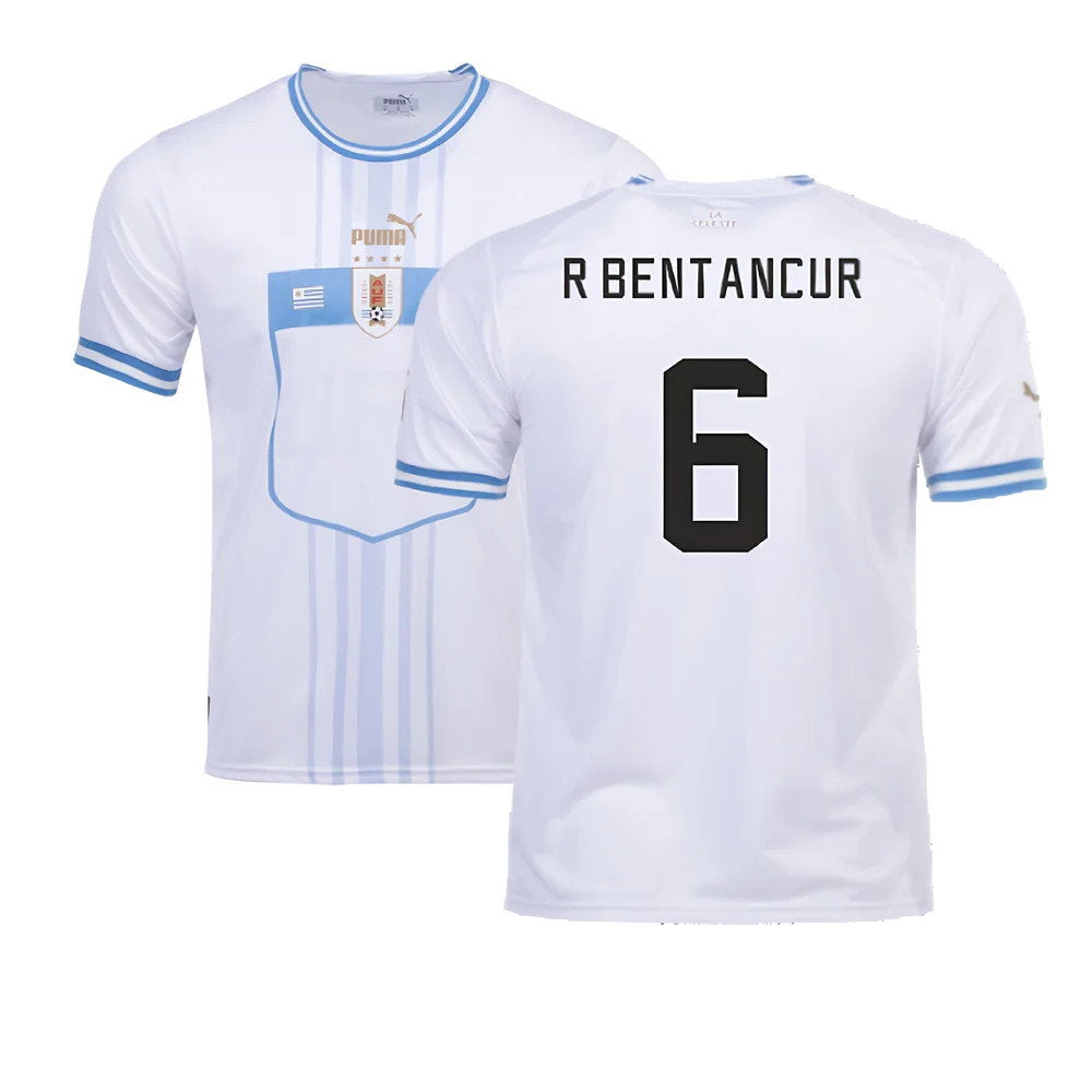 2022-2023 Uruguay Away Shirt (R Bentancur 6)_0