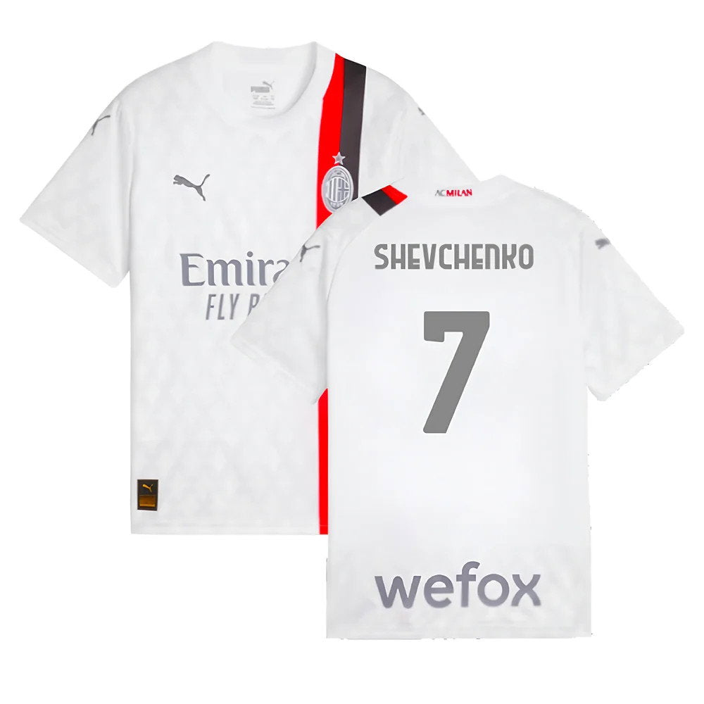 2023-2024 AC Milan Away Shirt (Kids) (Shevchenko 7)_0
