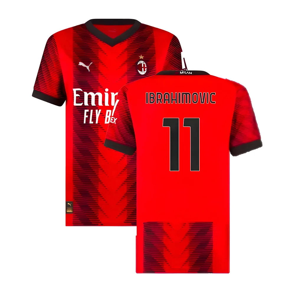 2023-2024 AC Milan Home Shirt (Ladies) (Ibrahimovic 11)_0