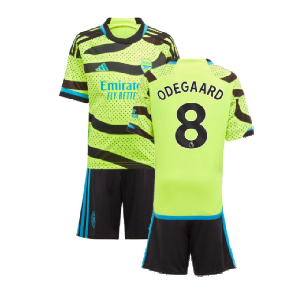 2023-2024 Arsenal Away Mini Kit (Odegaard 8)_0