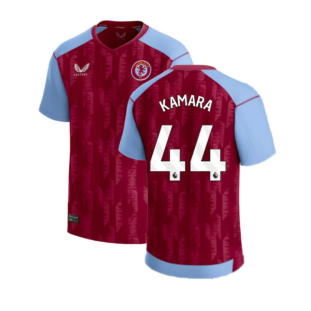 2023-2024 Aston Villa Home Shirt (Kids) (Kamara 44)_0