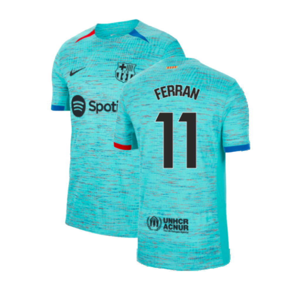2023-2024 Barcelona Authentic Third Shirt (Ferran 11)_0