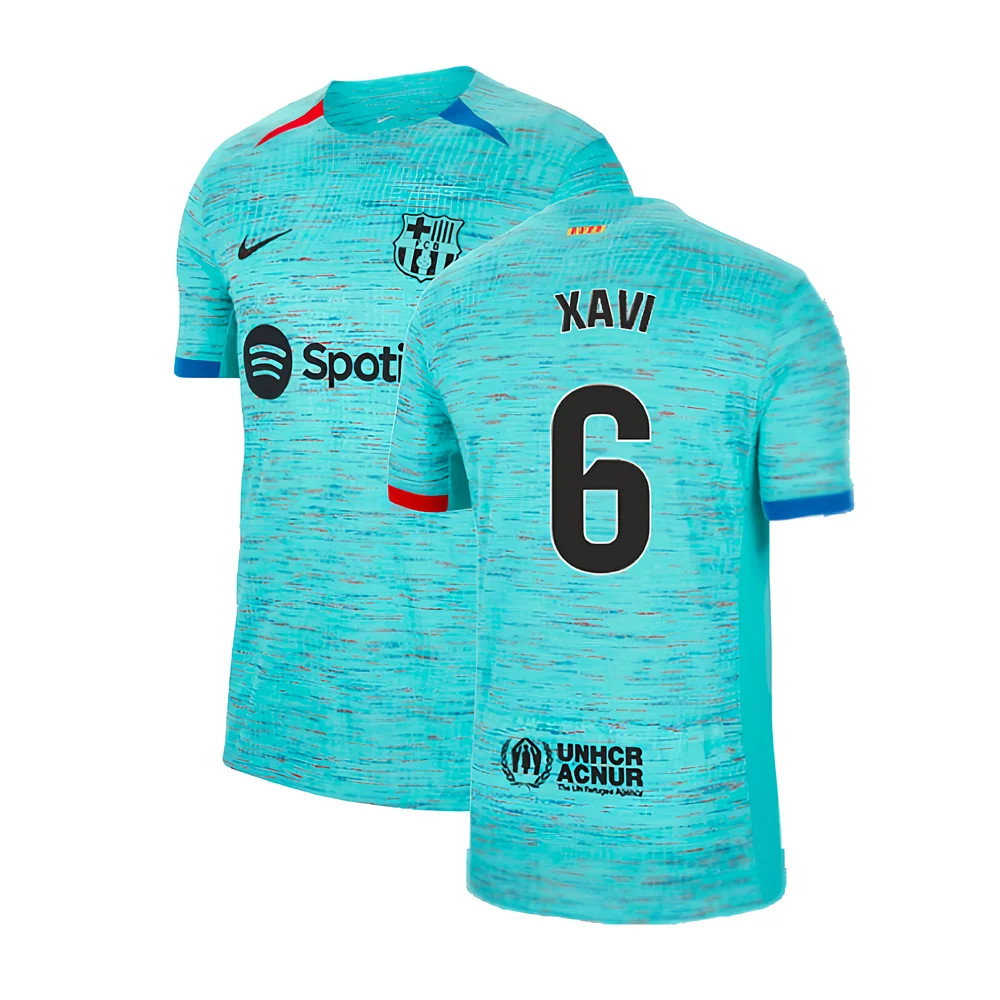 2023-2024 Barcelona Authentic Third Shirt (Xavi 6)_0