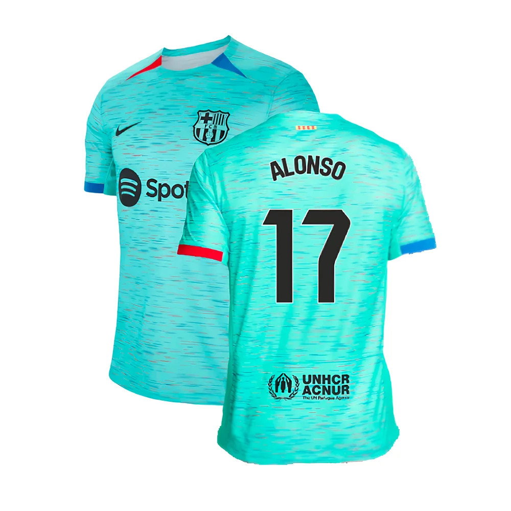 2023-2024 Barcelona Third Shirt (Alonso 17)_0