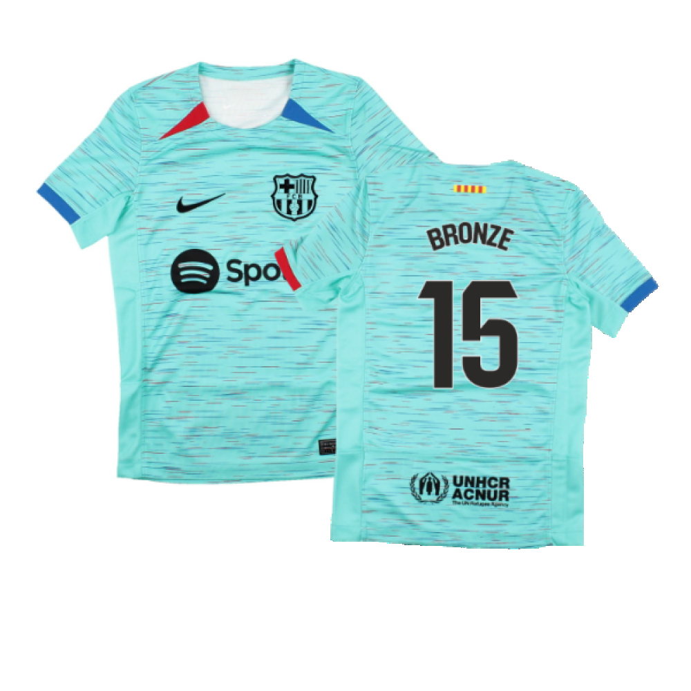 2023-2024 Barcelona Third Shirt (Kids) (Bronze 15)_0