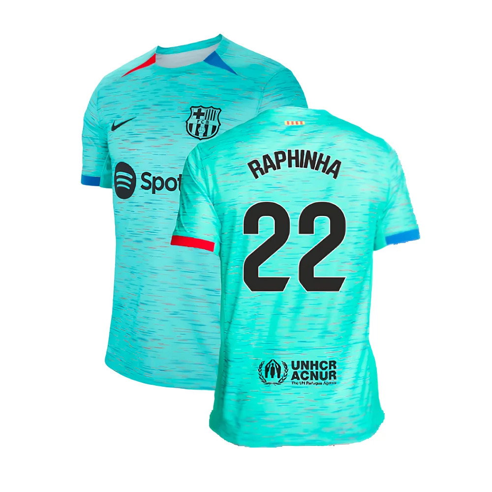 2023-2024 Barcelona Third Shirt (Raphinha 22)_0