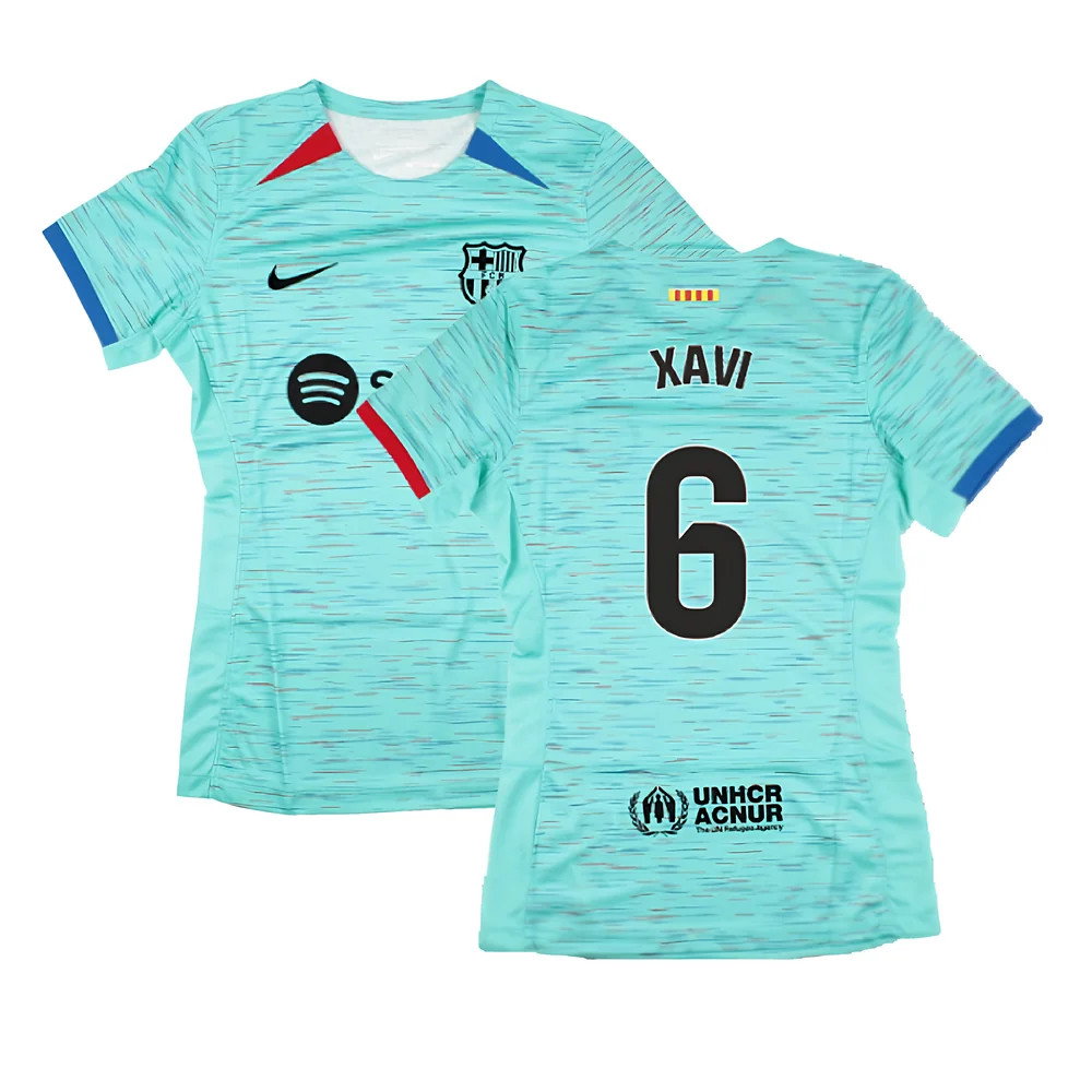 2023-2024 Barcelona Third Shirt (Womens) (Xavi 6)_0