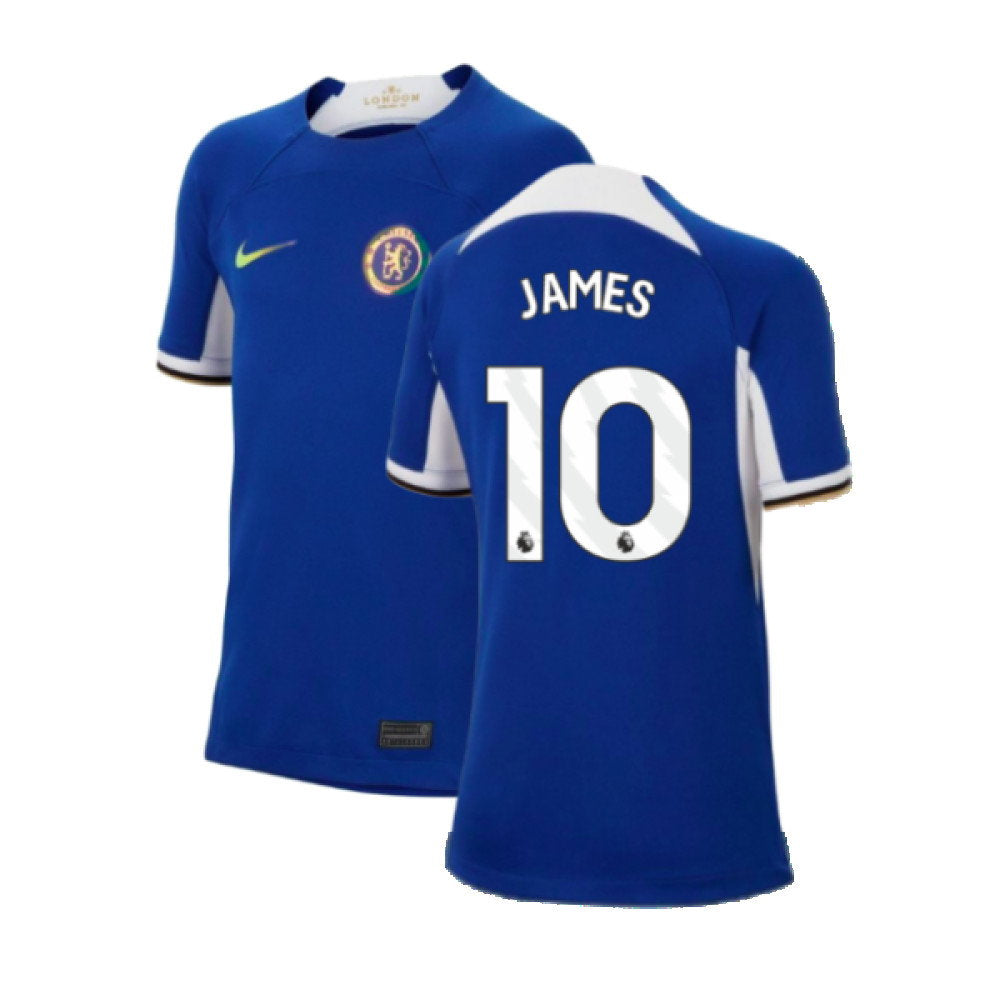 2023-2024 Chelsea Home Shirt (Kids) (James 10)_0