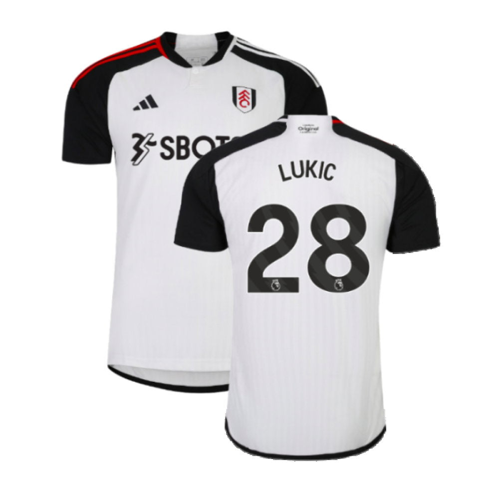 2023-2024 Fulham Home Shirt (Lukic 28)_0