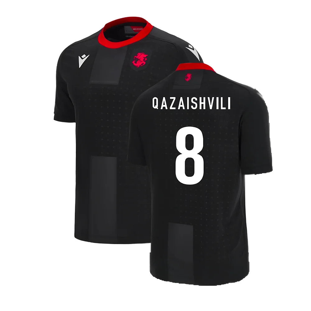 2023-2024 Georgia Away Shirt (QAZAISHVILI 8)_0