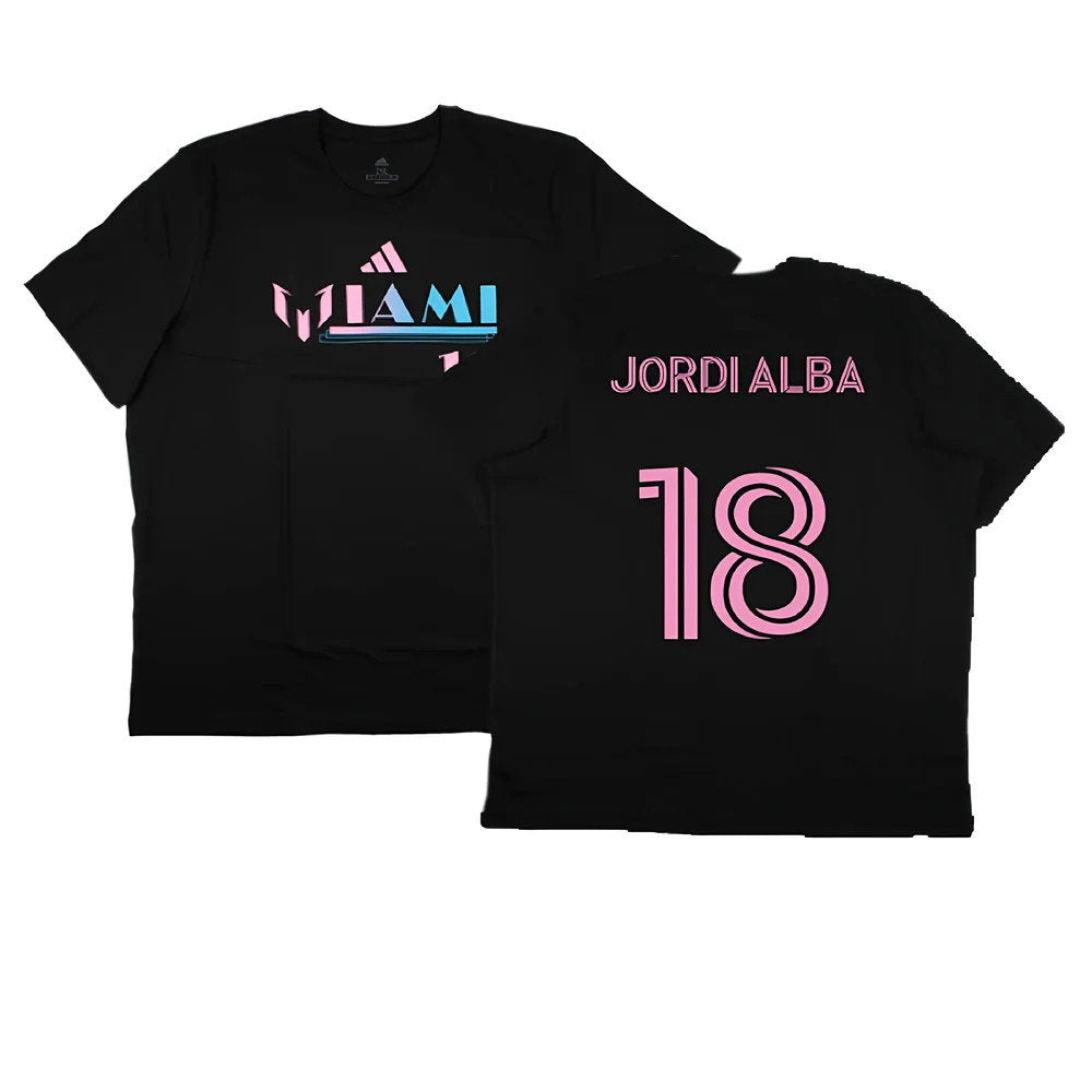 2023-2024 Inter Miami Messi Miami 10 T-Shirt (Jordi Alba 18)_0