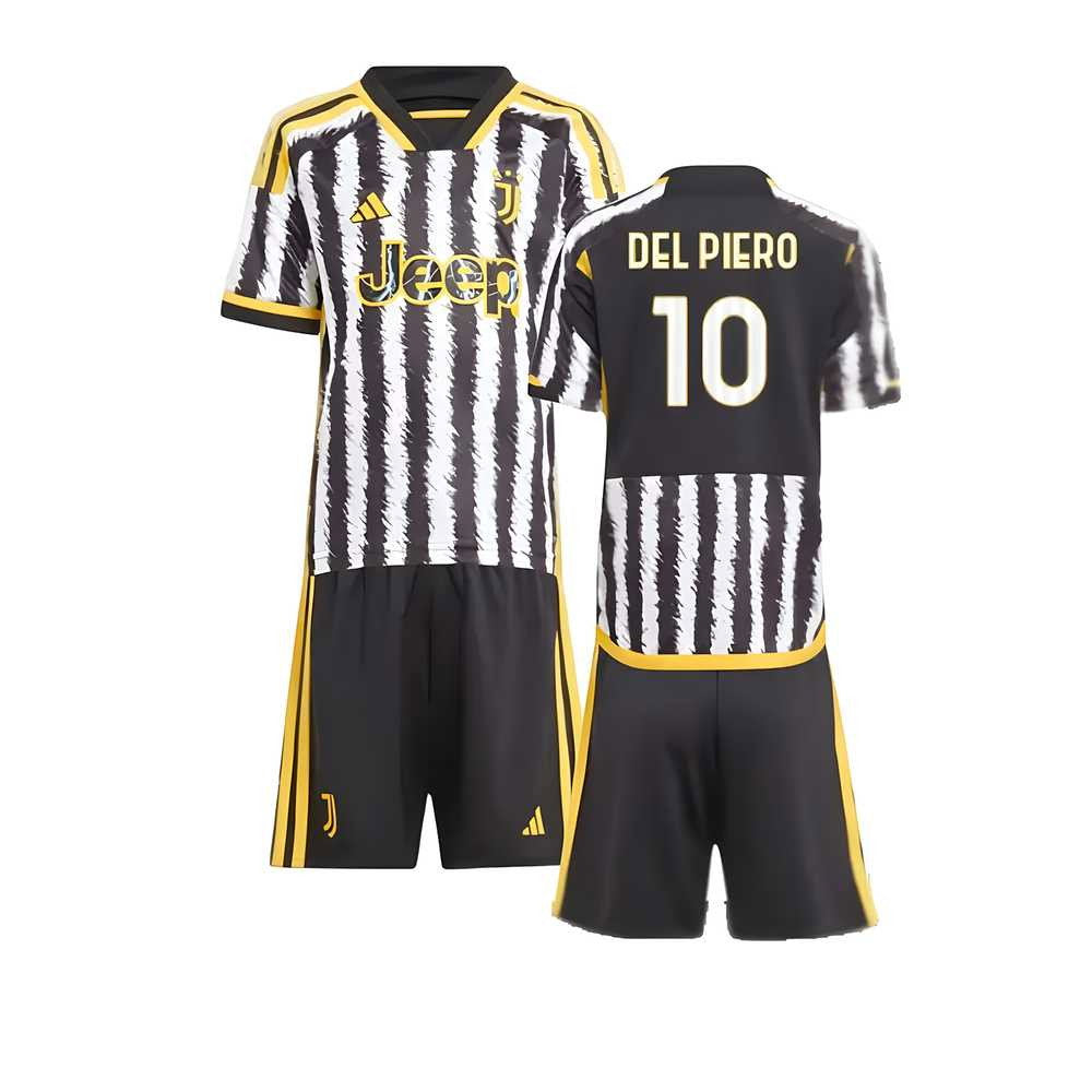 2023-2024 Juventus Home Mini Kit (DEL PIERO 10)_0