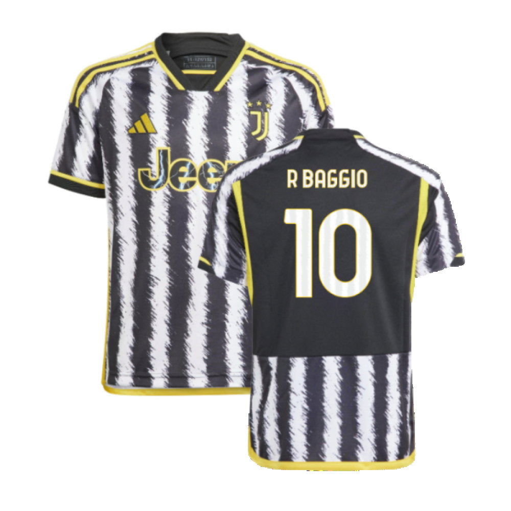 2023-2024 Juventus Home Shirt (Kids) (R BAGGIO 10)_0