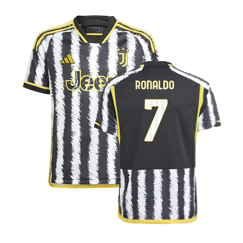 2023-2024 Juventus Home Shirt (Kids) (RONALDO  7)_0
