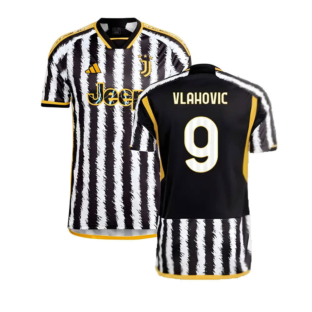 2023-2024 Juventus Home Shirt (VLAHOVIC 9)_0