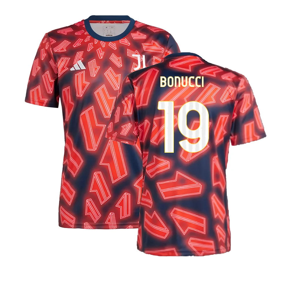2023-2024 Juventus Pre Match Shirt (Night Indigo) (BONUCCI 19)_0