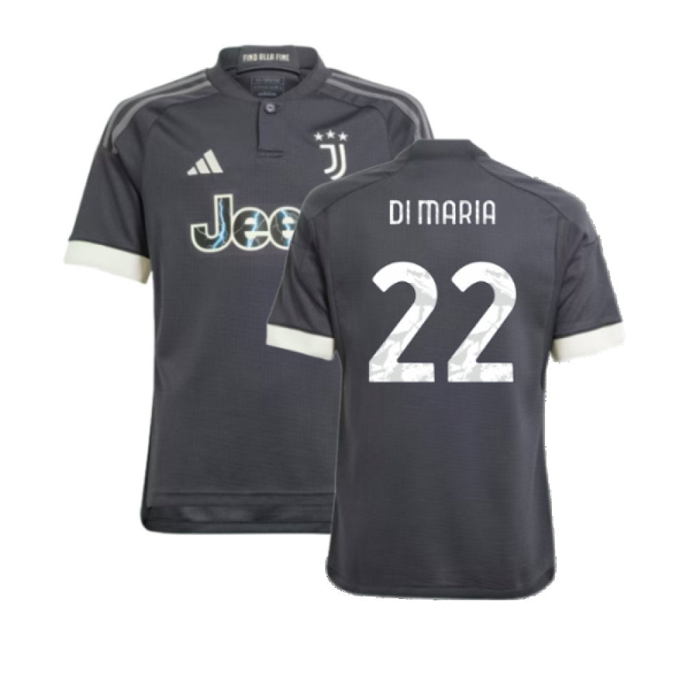 2023-2024 Juventus Third Shirt (Kids) (DI MARIA 22)_0