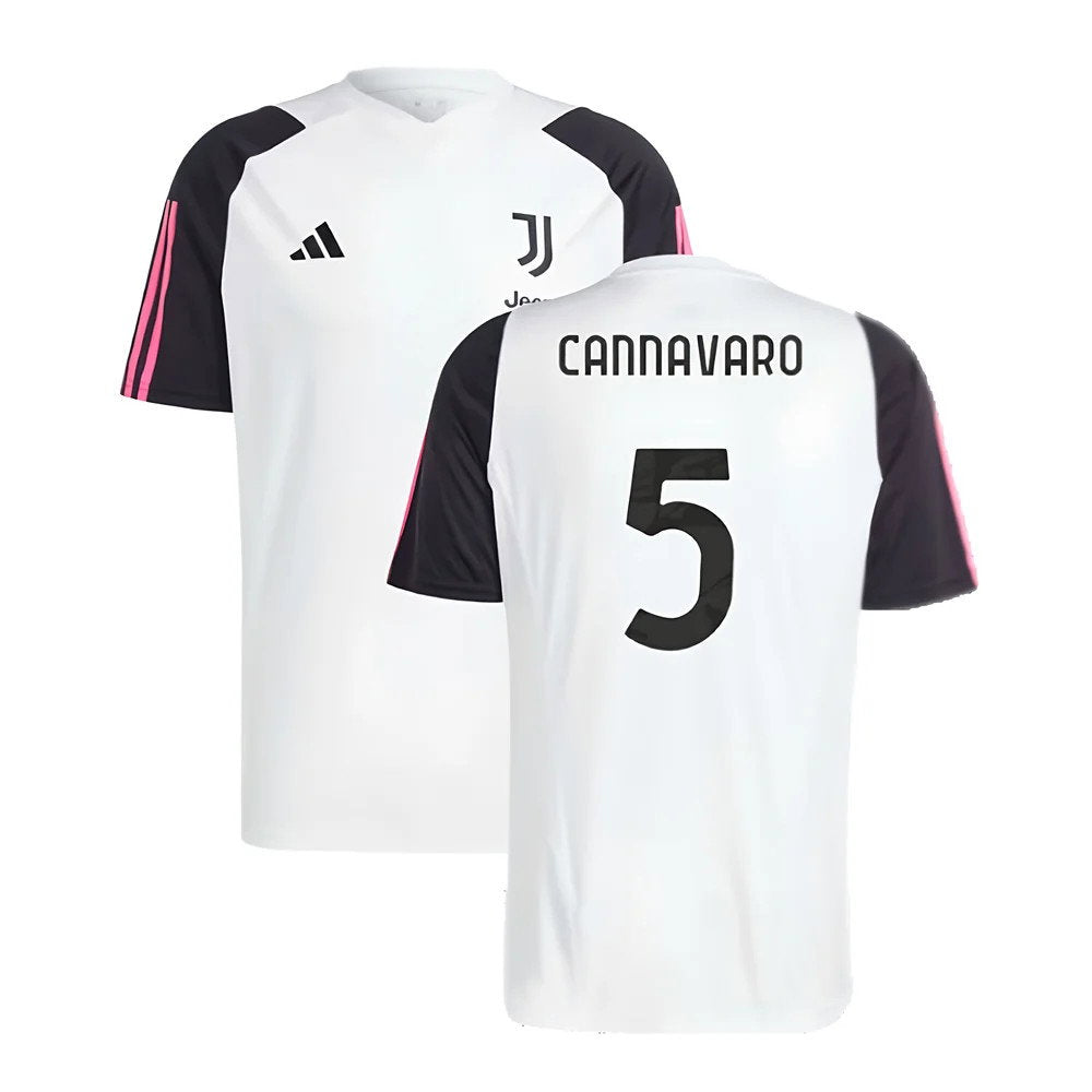 2023-2024 Juventus Training Shirt (White) (CANNAVARO 5)_0