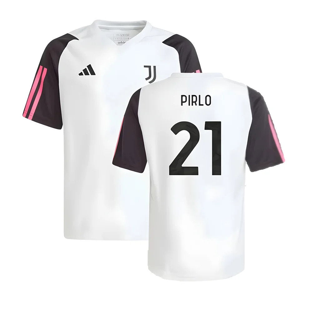 2023-2024 Juventus Training Shirt (White) - Kids (PIRLO 21)_0