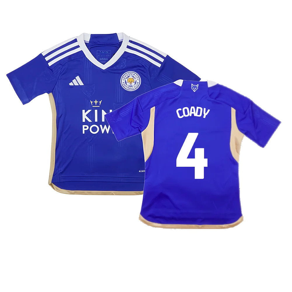 2023-2024 Leicester City Home Shirt (Kids) (Coady 4)_0