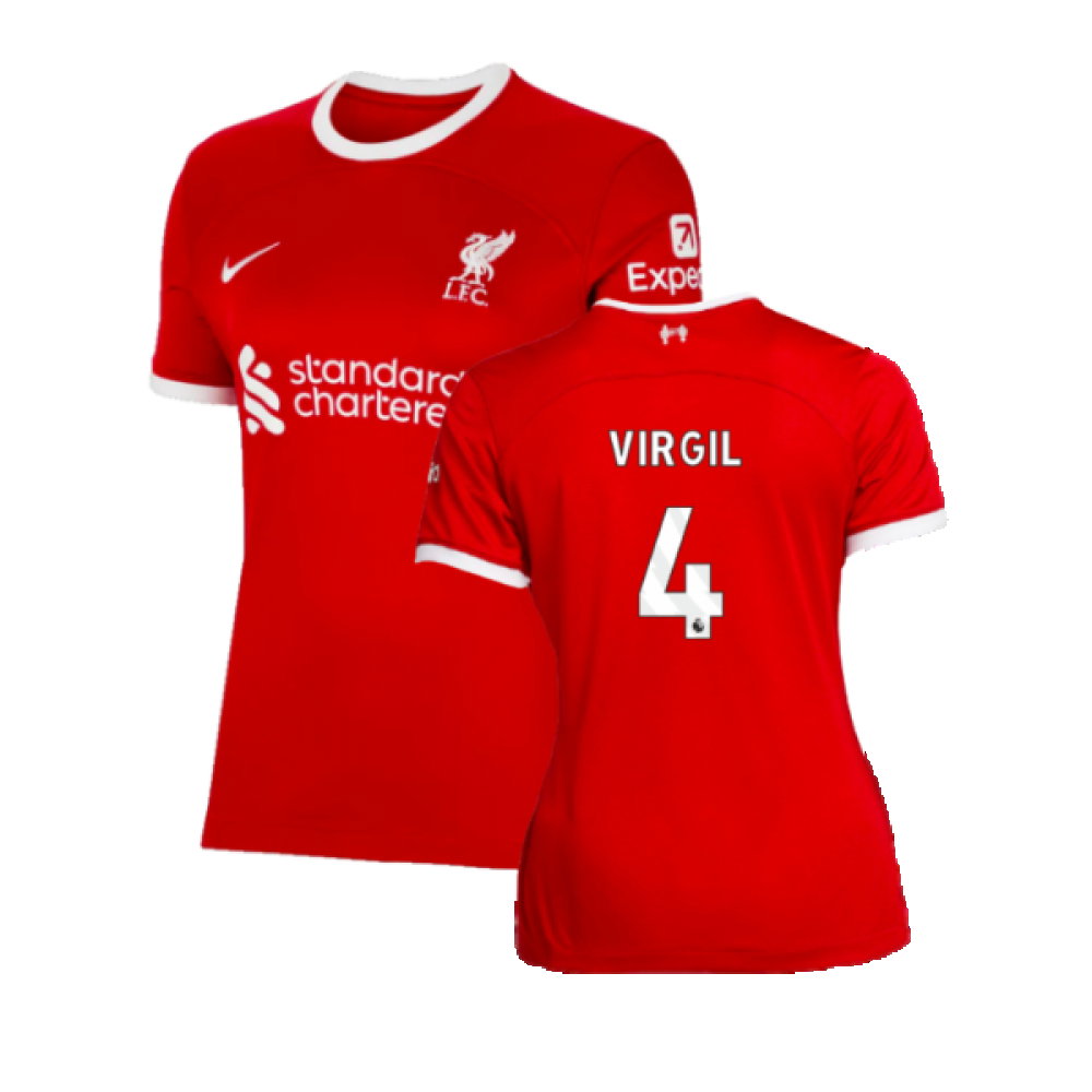 2023-2024 Liverpool Home Shirt (Ladies) (Virgil 4)_0
