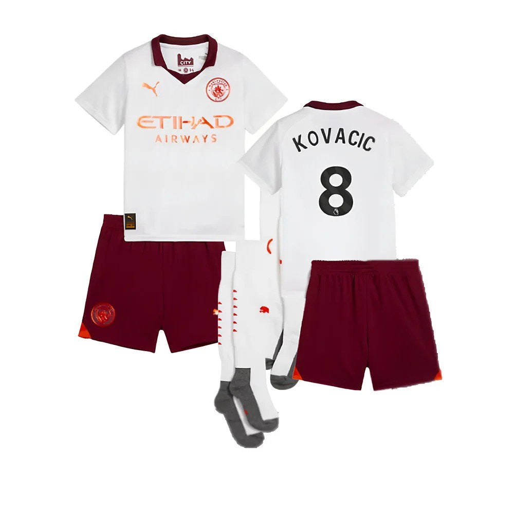 2023-2024 Man City Away Mini Kit (Kovacic 8)_0