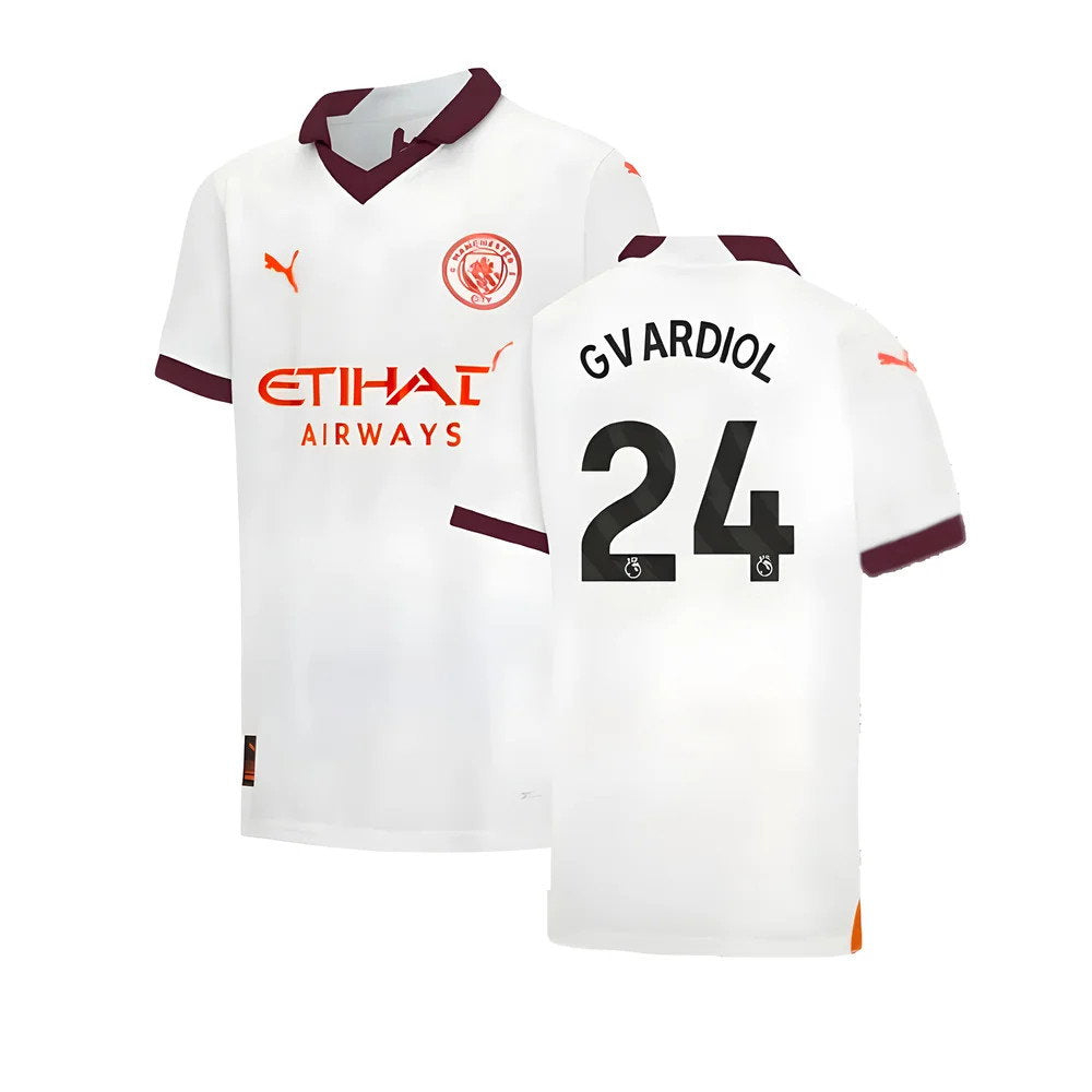 2023-2024 Man City Away Shirt (Kids) (Gvardiol 24)_0