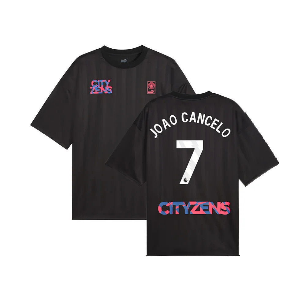 2023-2024 Man City FtblNrgy Jersey (Black) (JOAO CANCELO 7)_0