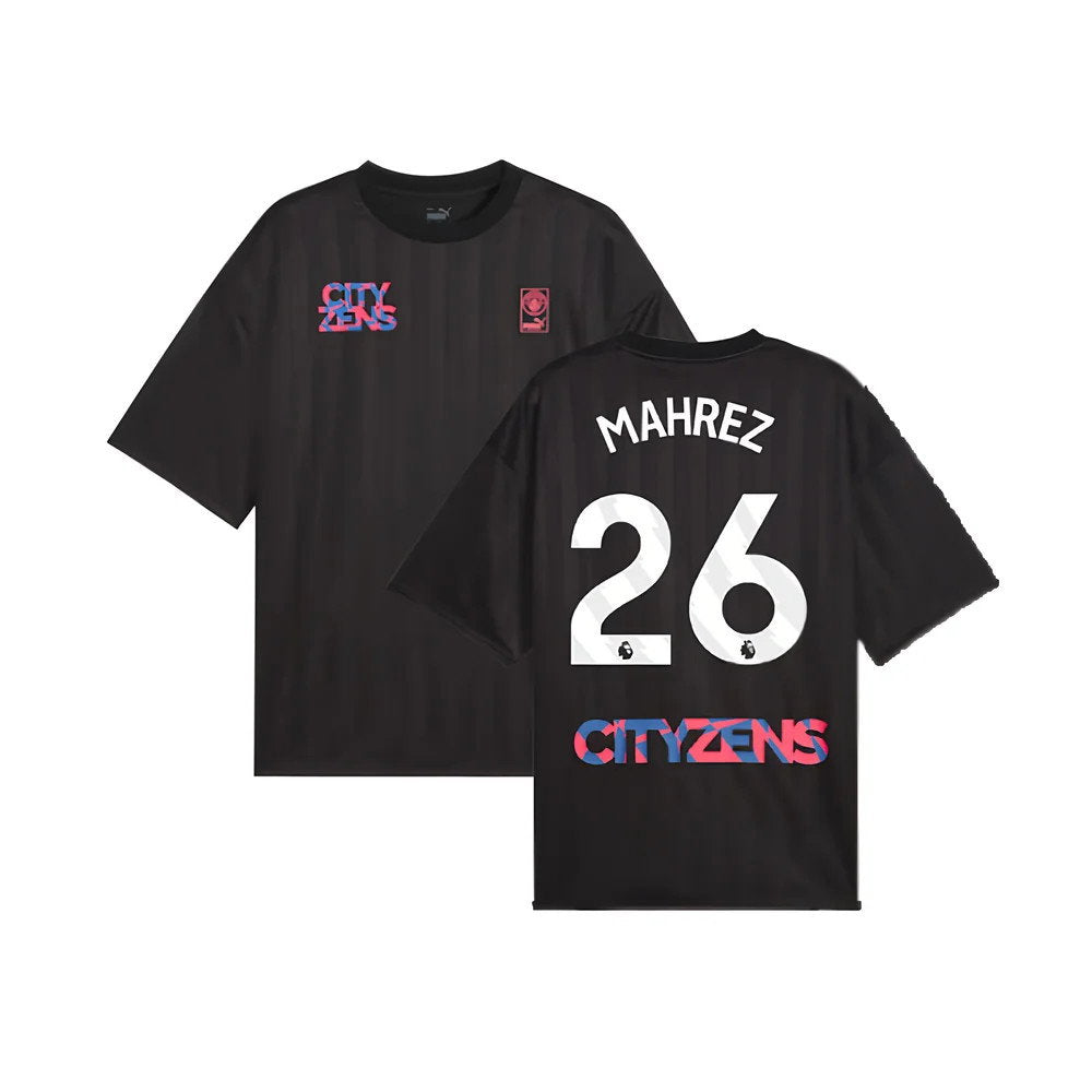 2023-2024 Man City FtblNrgy Jersey (Black) (MAHREZ 26)_0