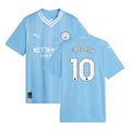 2023-2024 Man City Home Shirt (Kids) (GREALISH 10)_0