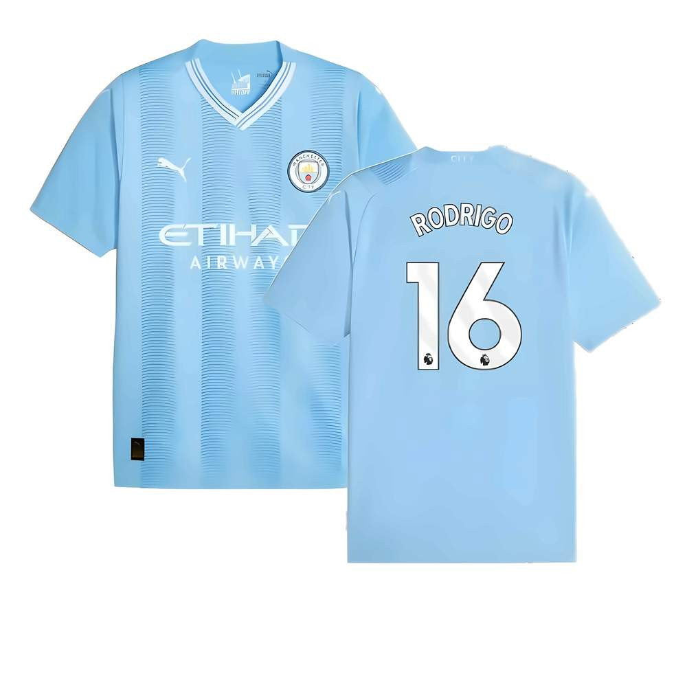 2023-2024 Man City Home Shirt (RODRIGO 16)_0